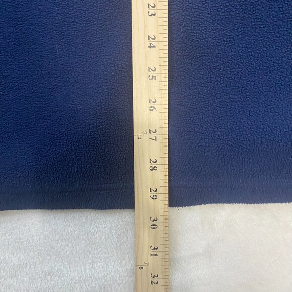 Vintage Reebok NFL New England Patriots 1/4 Zip Fleece Size 2XL Navy Sweater Y2K - Picture 12 of 13